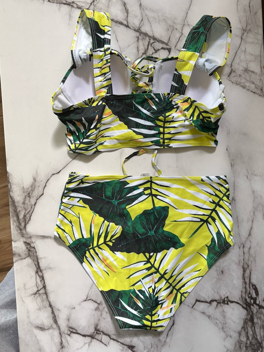 Tropical Floral Bikini Bundle with Matching Cover-Up Sarong size Small - Picture 12 of 14